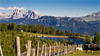 Alpe di Villandro in estate con vista sulle Dolomiti